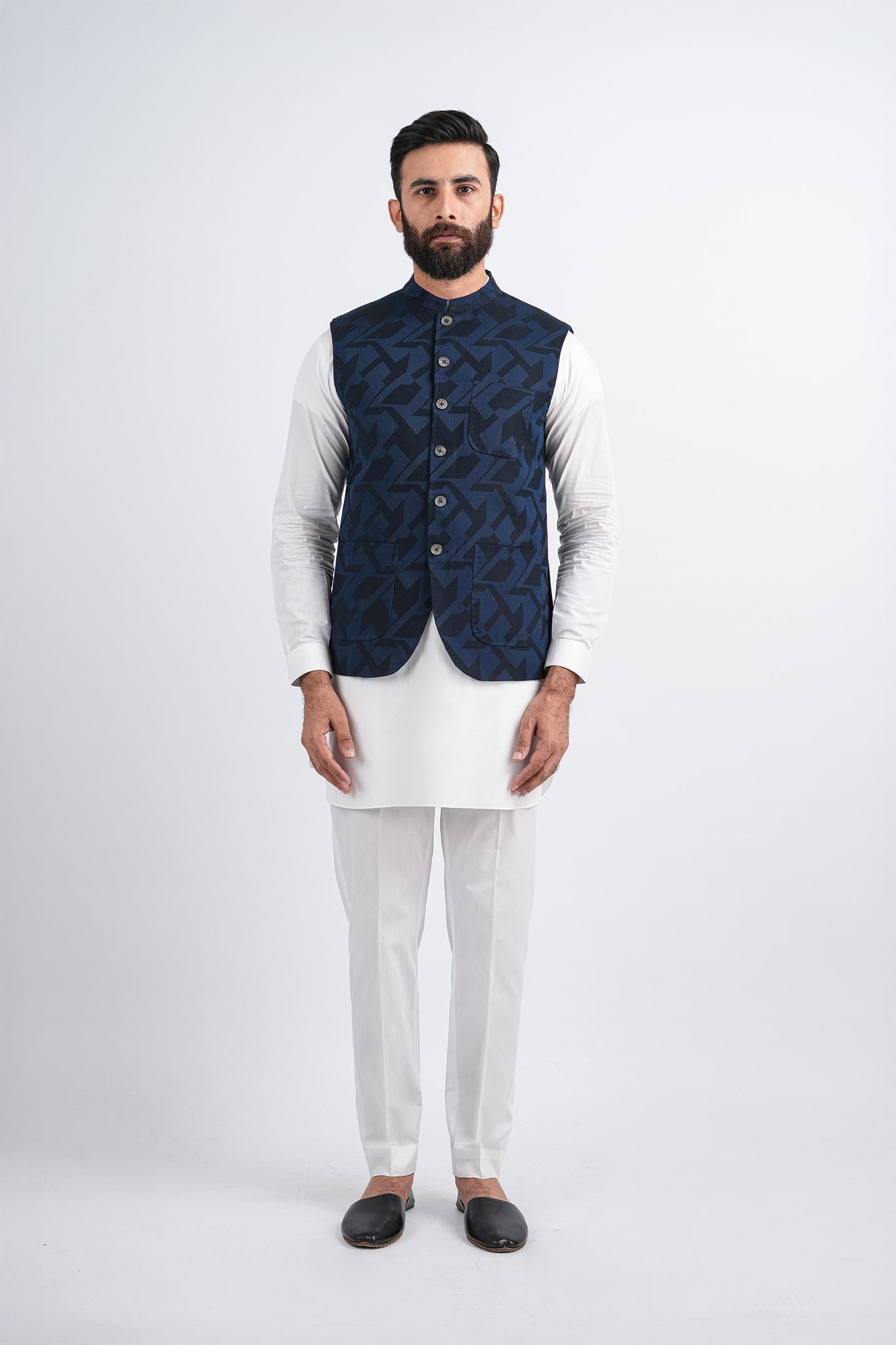 JACQUARD-WAISTCOAT-BLUE