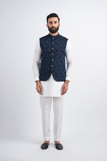 JACQUARD-WAISTCOAT-BLUE