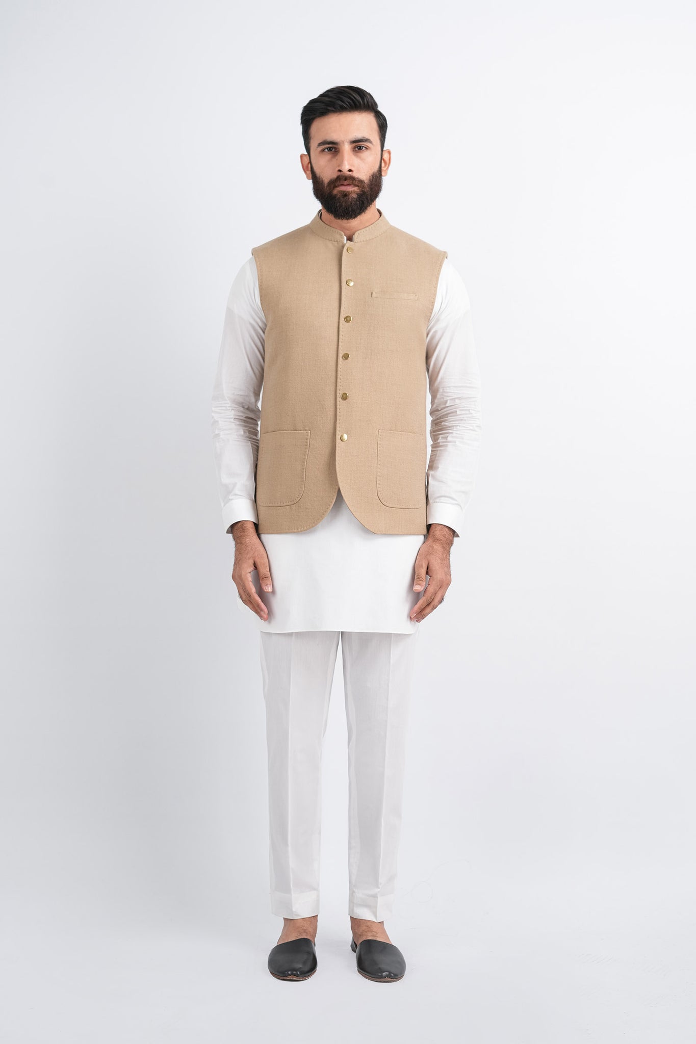 PASHMINA-WAISTCOAT-L-BROWN