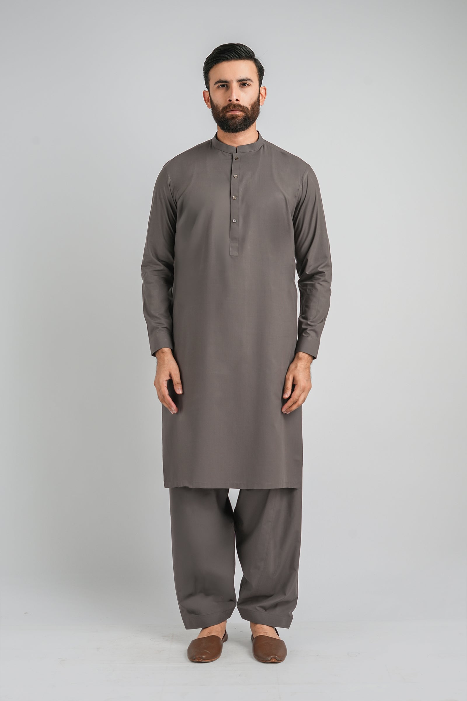 SHALWAR-KAMEEZ-D-GREY - shop at Bareezeman