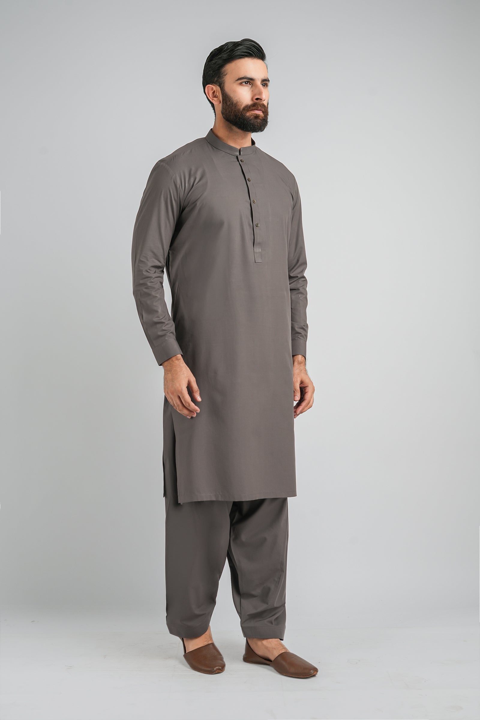 SHALWAR-KAMEEZ-D-GREY - shop at Bareezeman