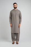 SHALWAR-KAMEEZ-GREY - shop at Bareezeman