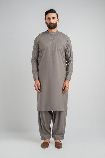 SHALWAR-KAMEEZ-GREY - shop at Bareezeman