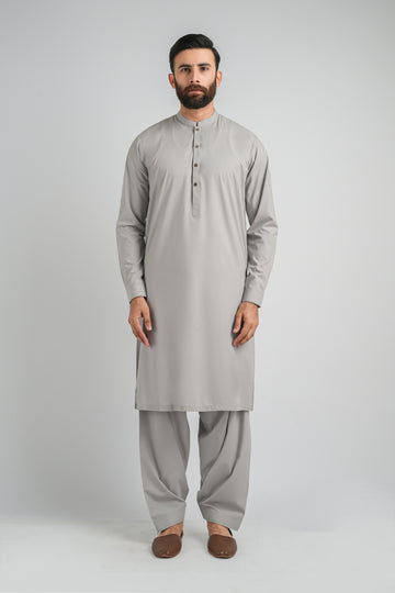 SHALWAR-KAMEEZ-L-GREY SHALWAR KAMEEZ