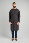 EMBROIDERED-KURTA-TROUSER-NAVY-BLU KURTA TROUSER