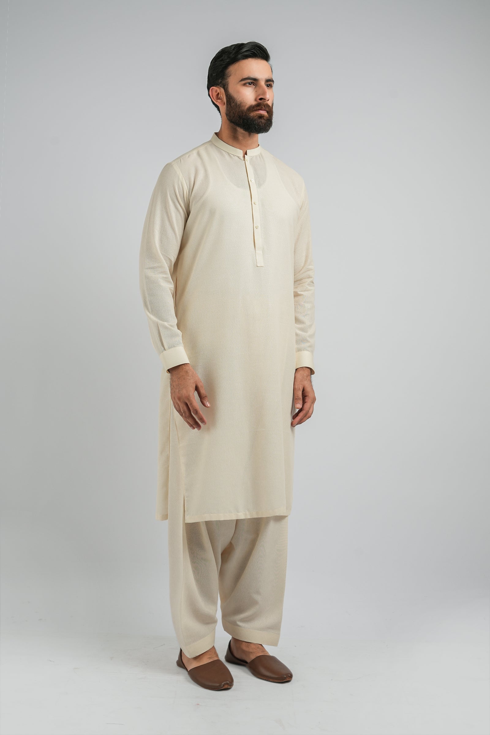 SHALWAR-KAMEEZ-O-WHITE - shop at Bareezeman