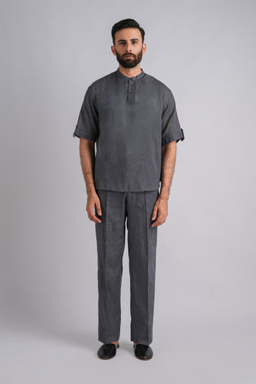 KURTA-TROUSER-L-BLUE