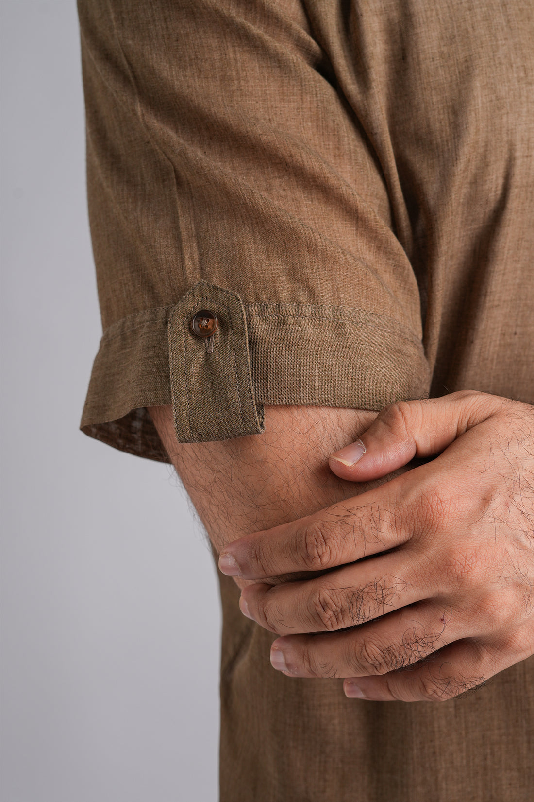 KURTA-TROUSER-BROWN