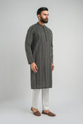 EMBROIDERED-KURTA-BLAK-WHT EMBROIDERED KURTA