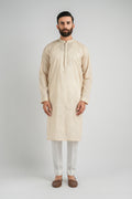 EMBROIDERED-KURTA-CREAM EMBROIDERED KURTA