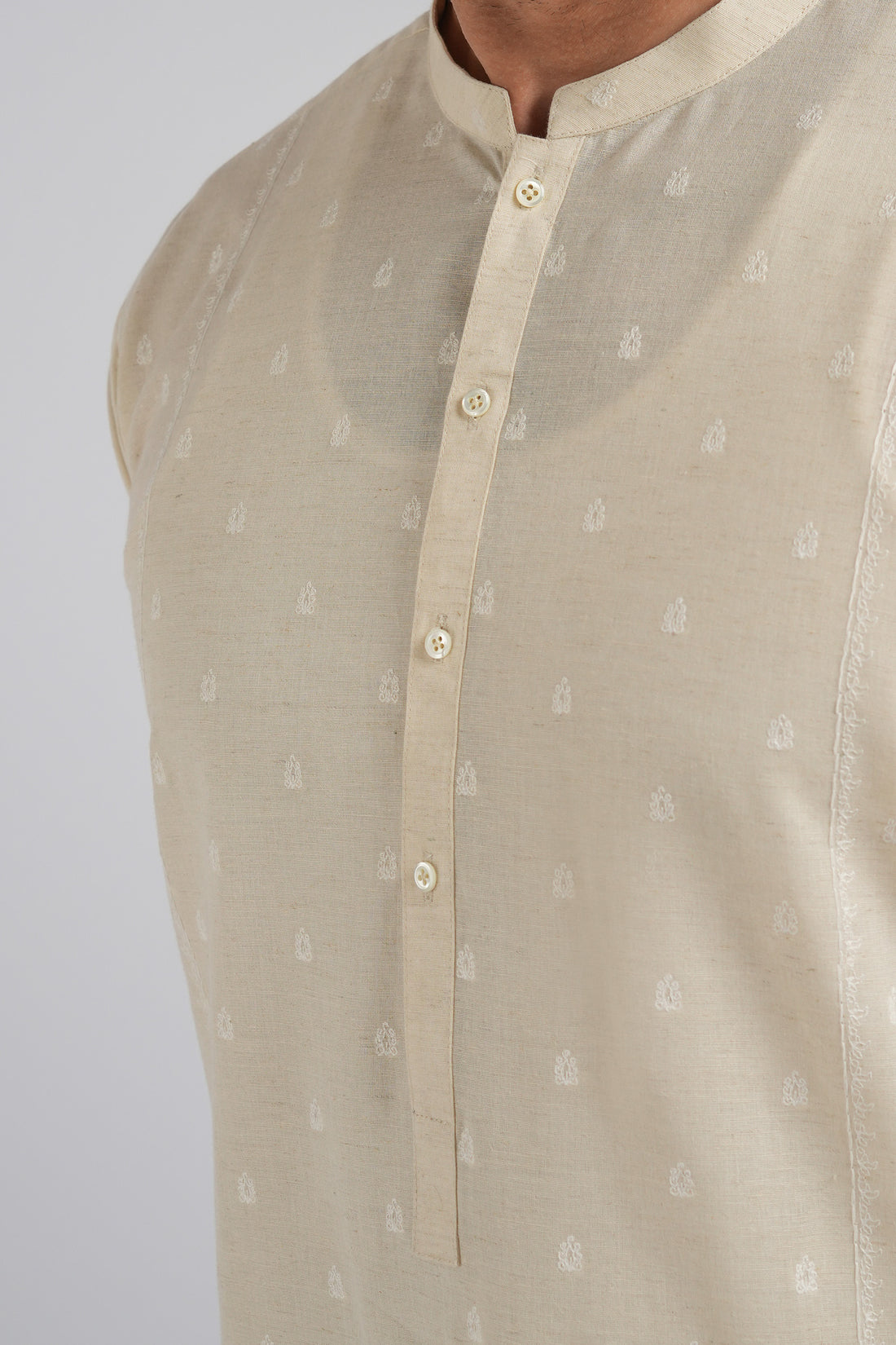 EMBROIDERED-KURTA-TROUSER-L-BEIGE
