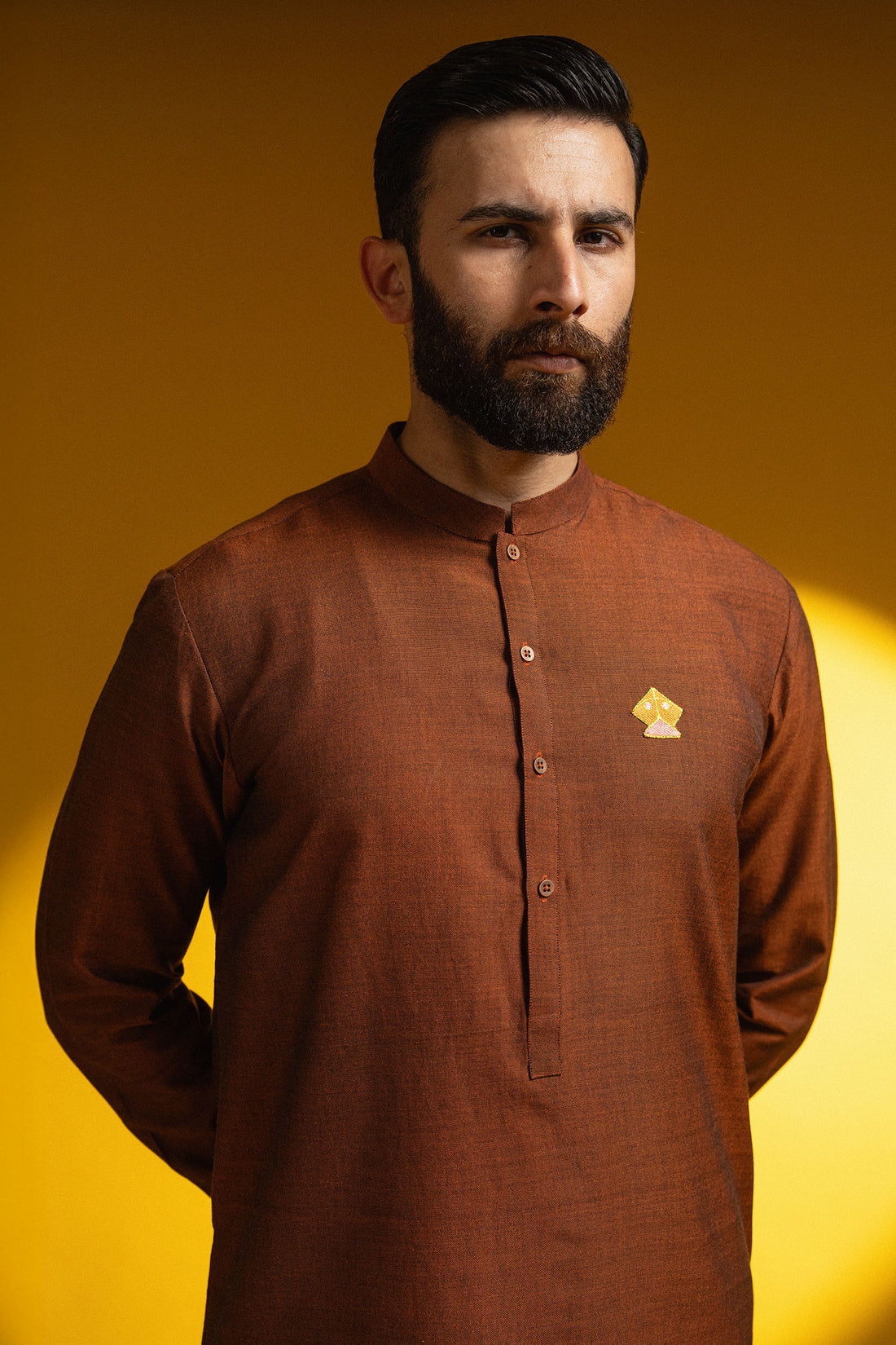BASANT-KURTA-TROUSER-RUST