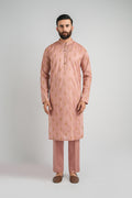 EMBROIDERED-KURTA-TROUSER-PINK - shop at Bareezeman