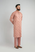 EMBROIDERED-KURTA-TROUSER-PINK - shop at Bareezeman