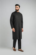 LONG-KURTA-TROUSER-BLACK - shop at Bareezeman