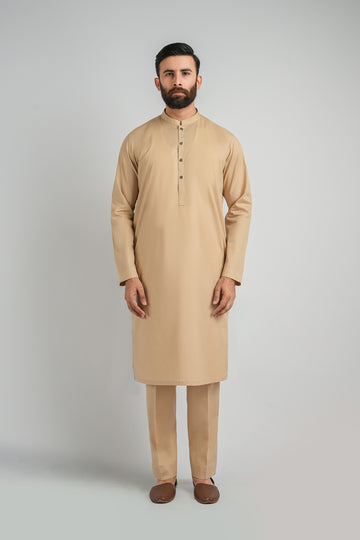 LONG-KURTA-TROUSER-BROWN KURTA TROUSER