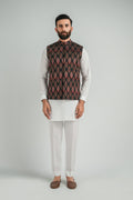 EMBROIDERED-WAISTCOAT-BLACK WAISTCOATS