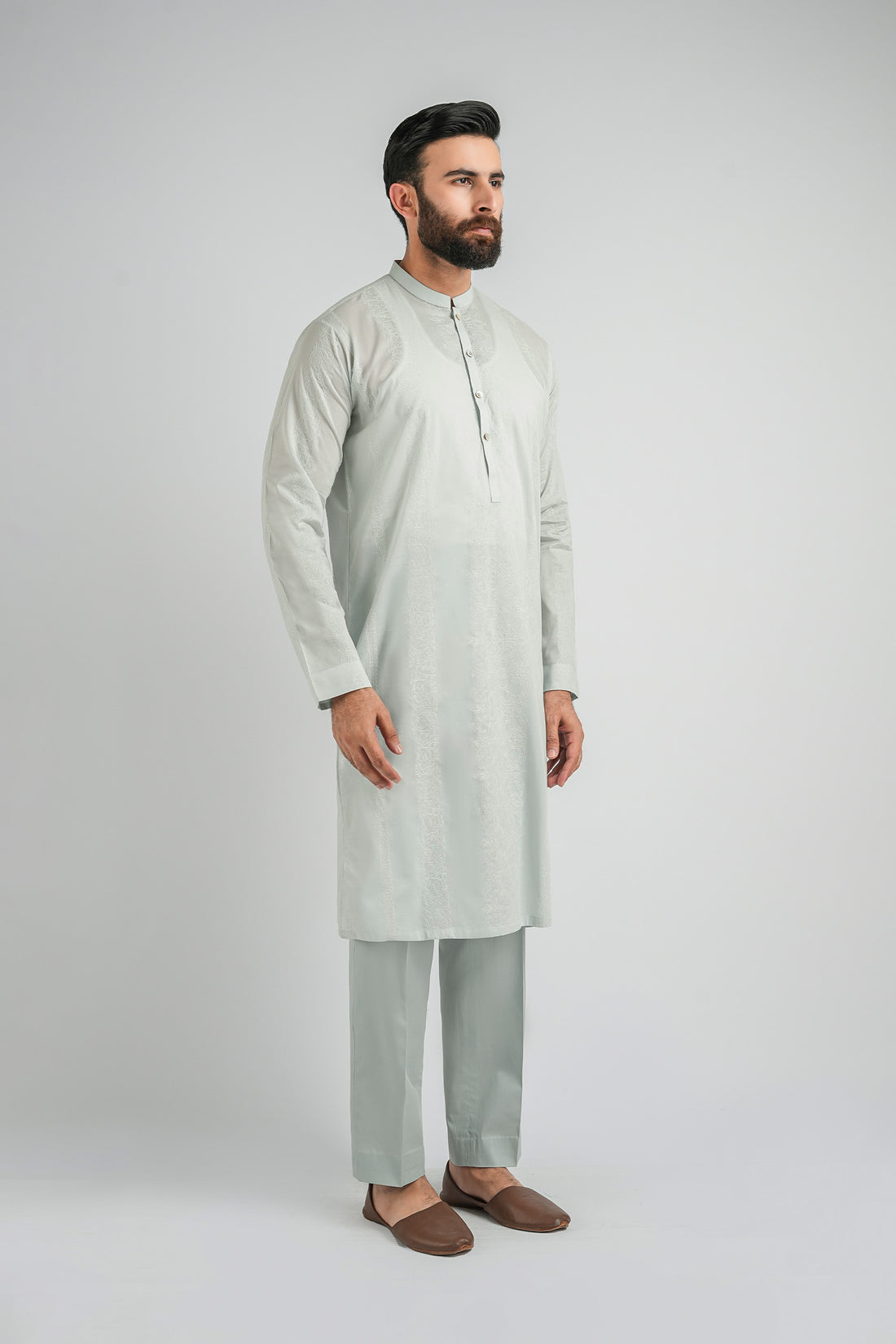 EMBROIDERED-KURTA-MINT