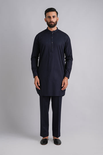 SHORT-KURTA-TROUSER-NAVY-BLU