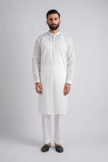 EMBROIDERED-KURTA-WHITE