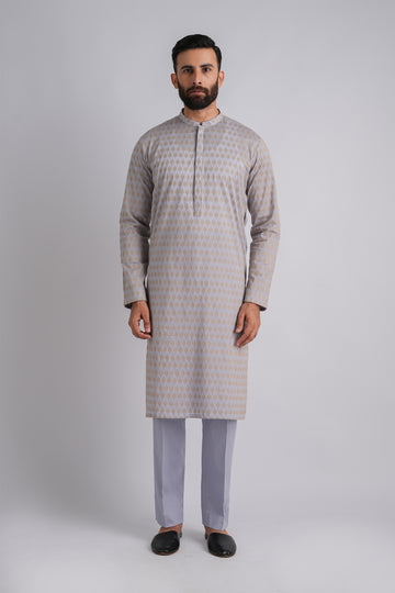 EMBROIDERED-KURTA-TROUSER-LIL-MIST