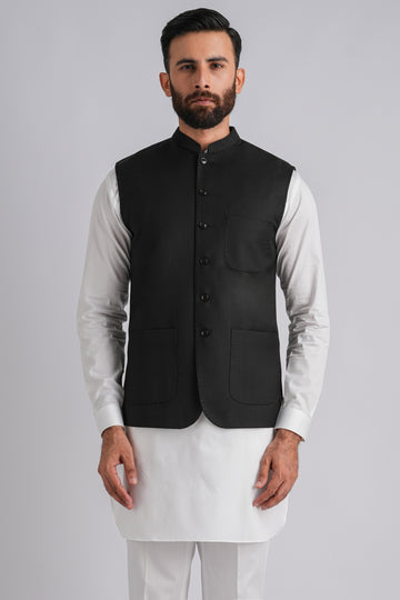 Tropical-WAISTCOAT-BLACK