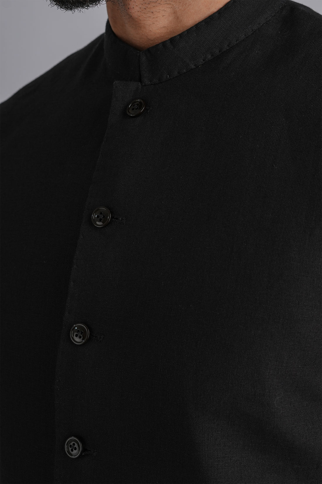 Tropical-WAISTCOAT-BLACK