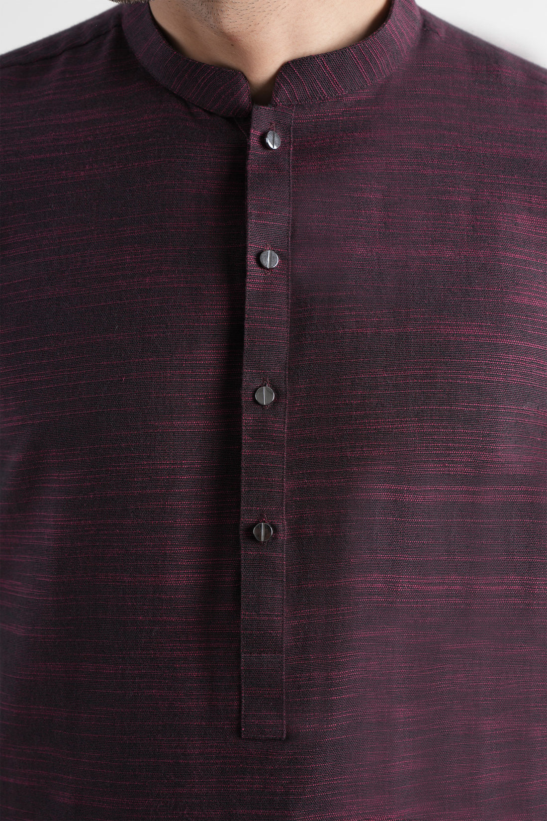 Handloomed Short Kurta Trouser Maroon