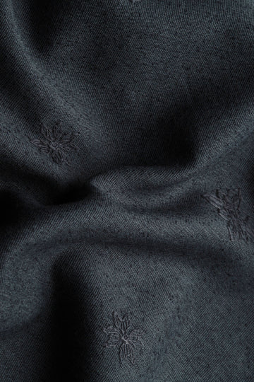 Embroidered Dark Grey