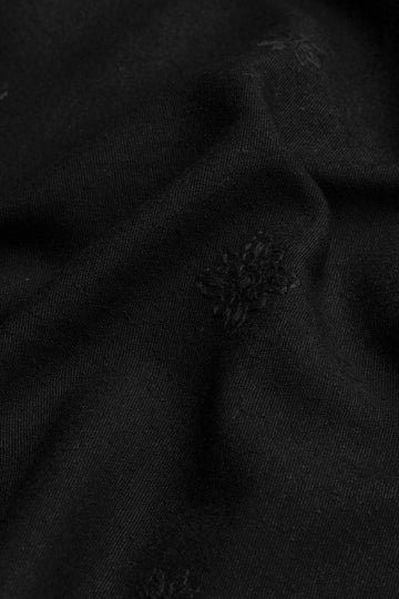 Embroidered Black
