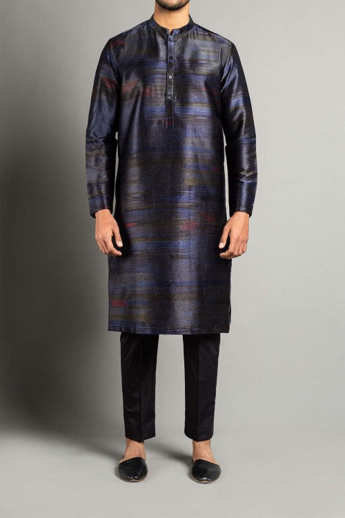 Embroidered kurta Blue