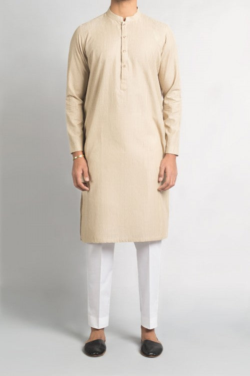 Embroidered kurta Rdy Beige