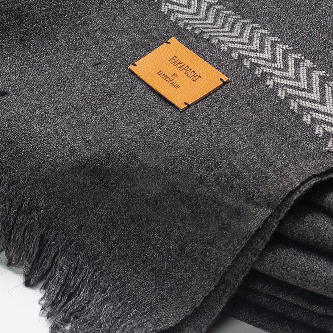 DOBBY SHAWL-Grey