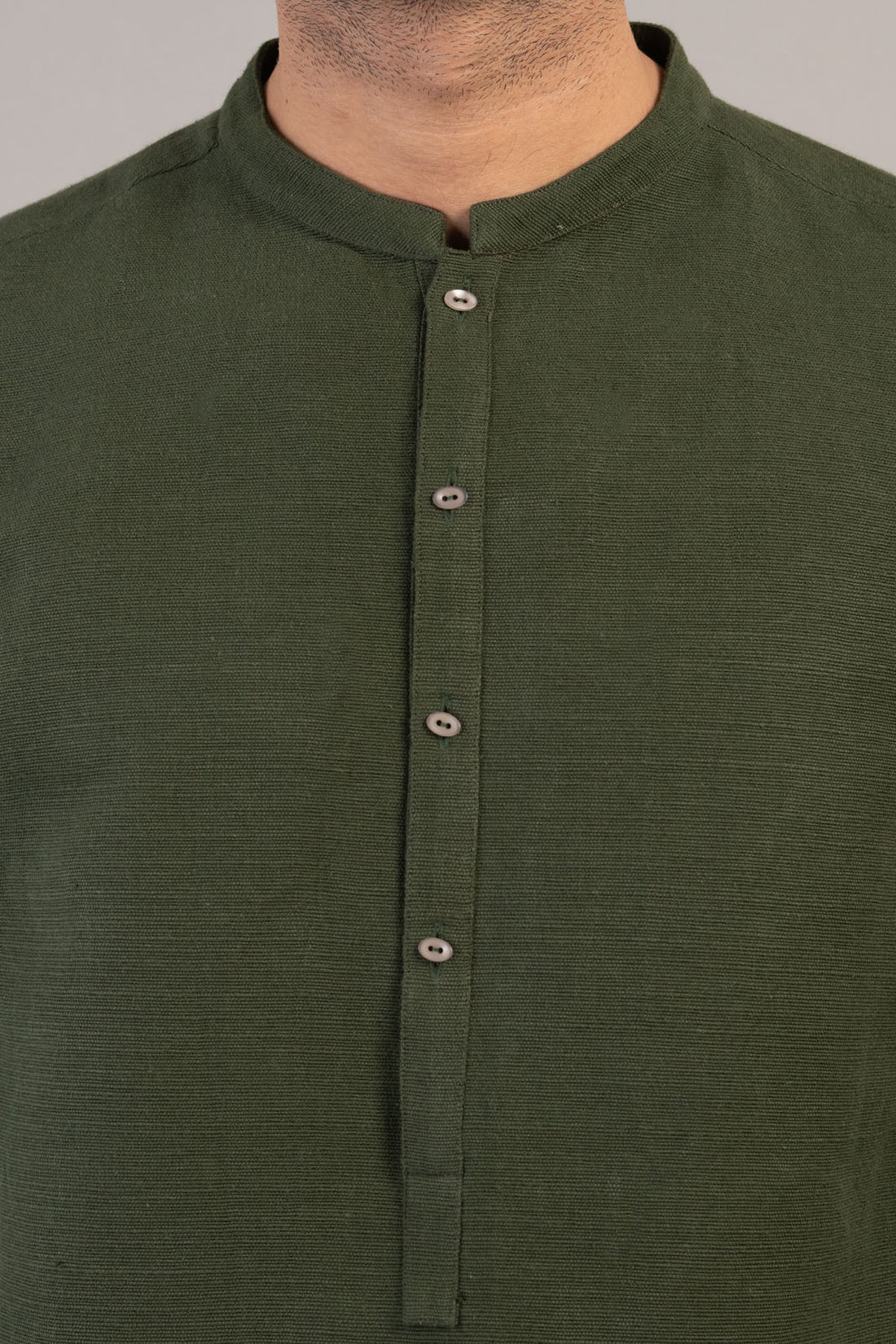 HANDMADE-KURTA-TROUSER-GREEN