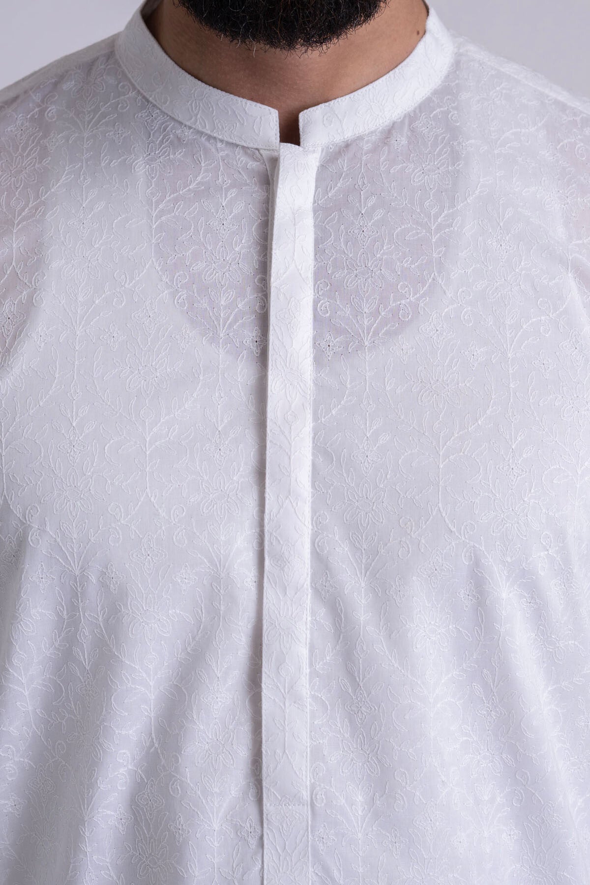 EMBROIDERED-KURTA-WHITE