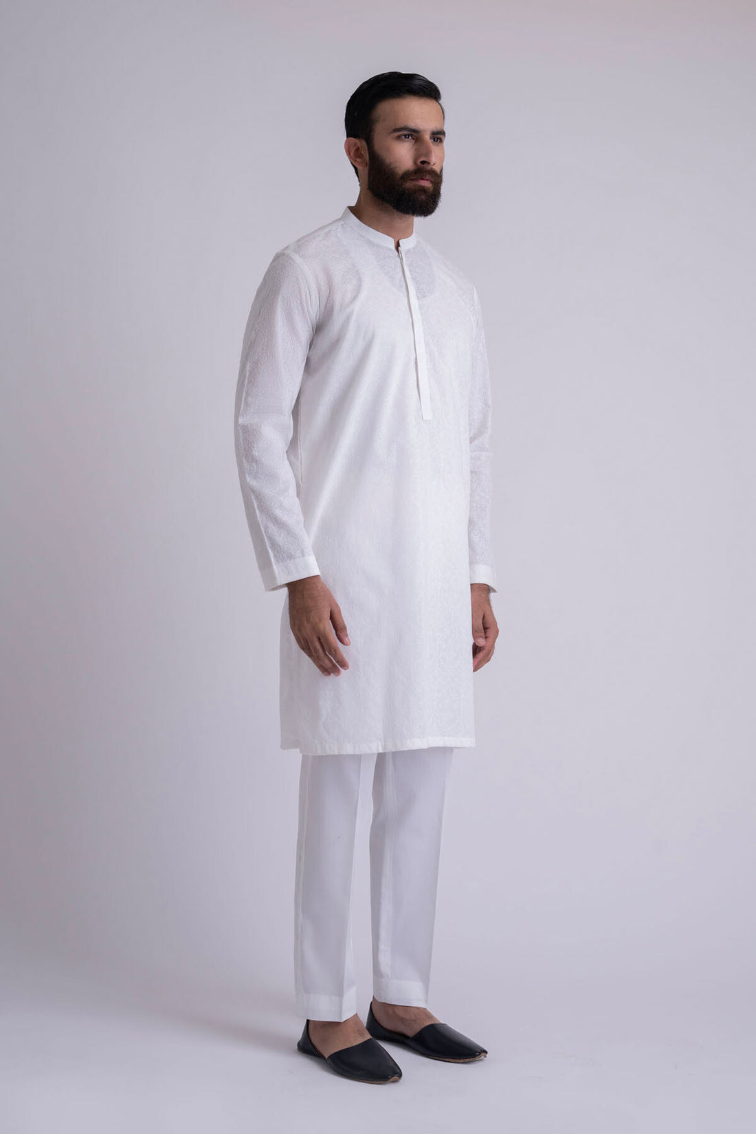 EMBROIDERED-KURTA-WHITE