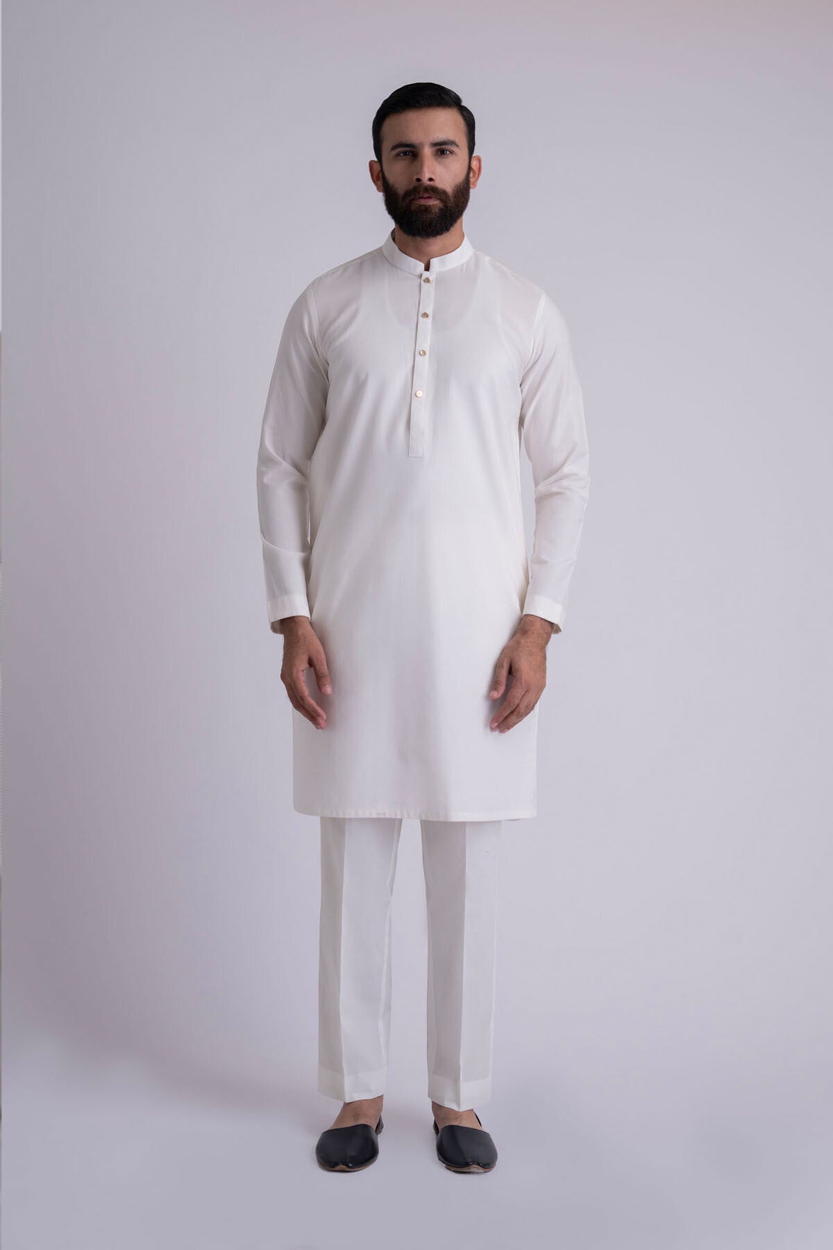 KURTA TROUSER-WHITE