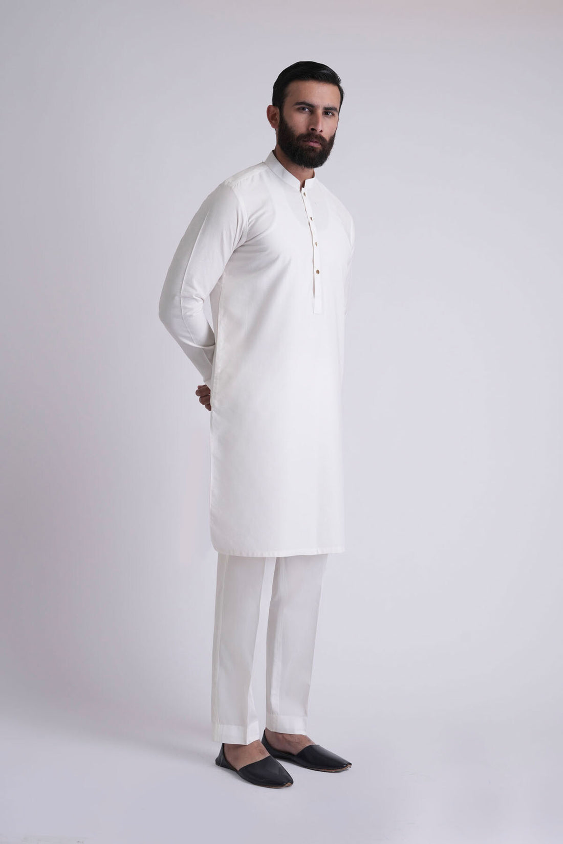 KURTA TROUSER-WHITE