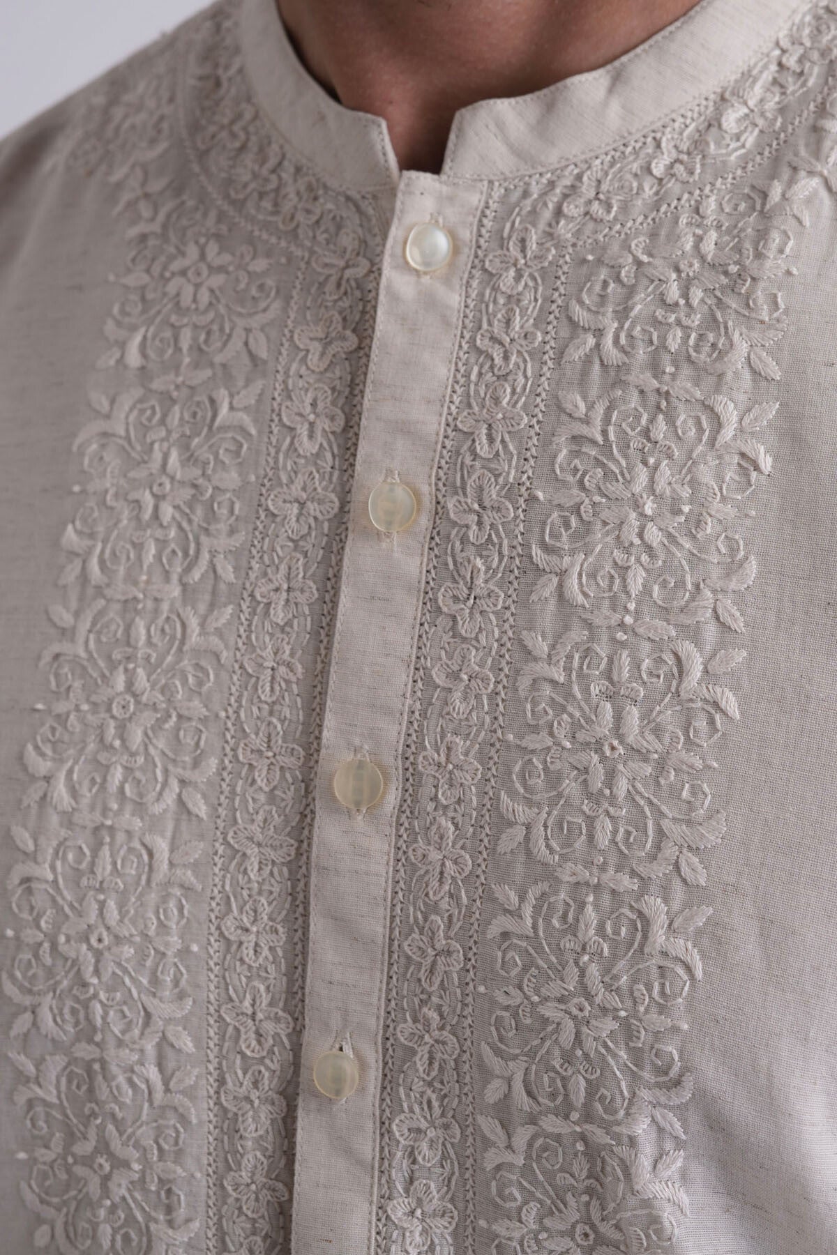 HANDMADE-KURTA-BEIGE