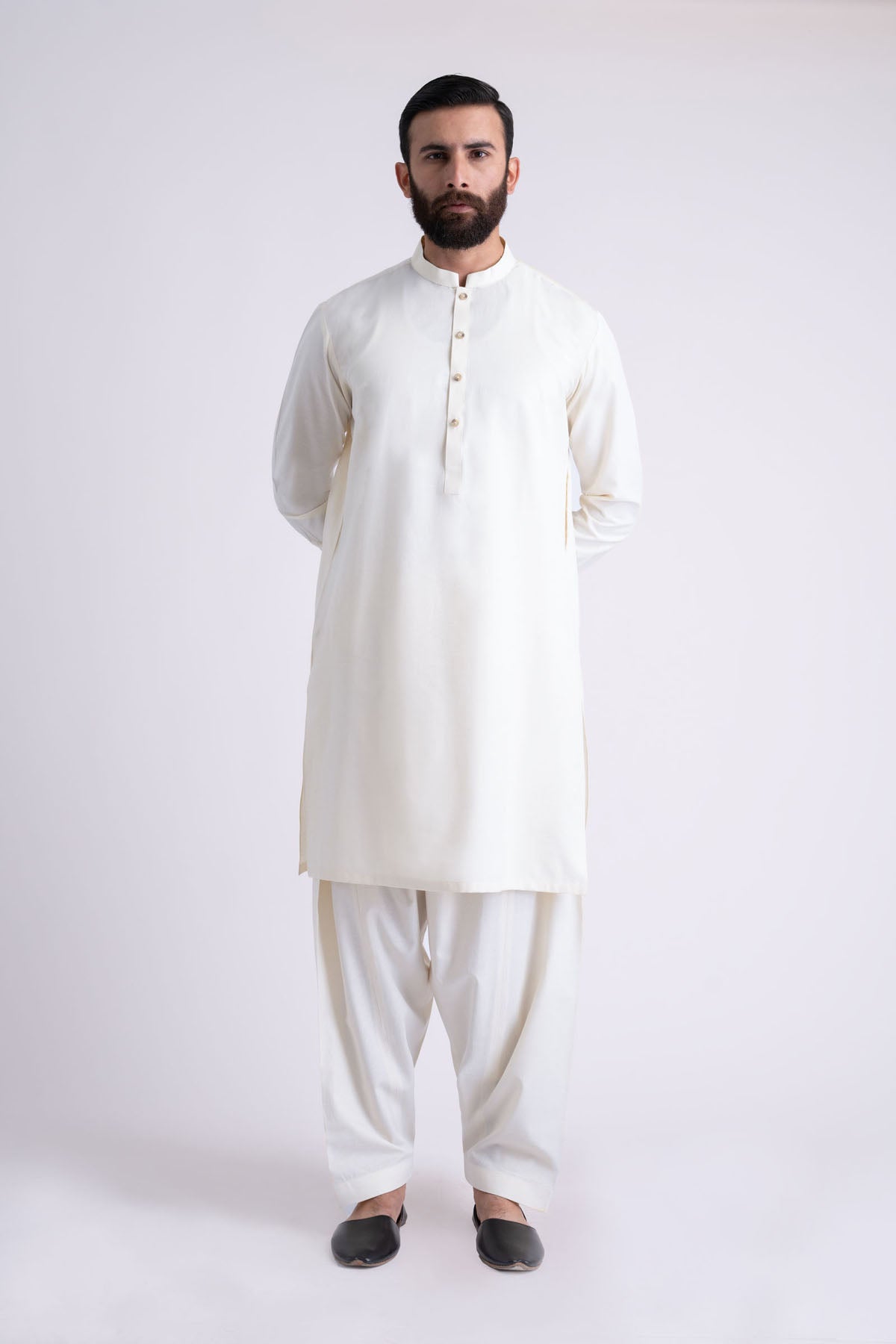 SHALWAR KAMEEZ-OFF-WHITE