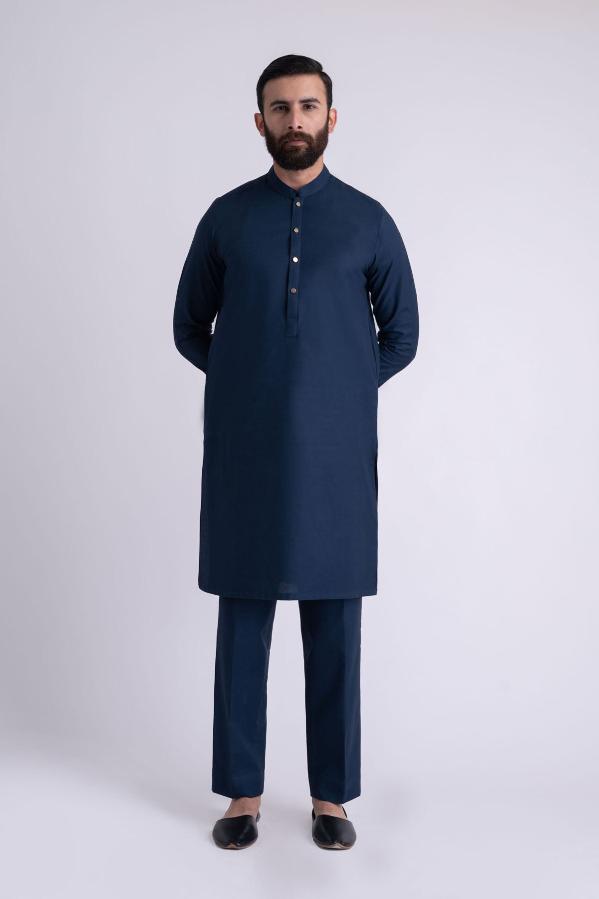 Kurta Trouser-NAVY-BLUE