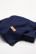 DOBBY SHAWL-Navy Blue - shop at Bareezeman