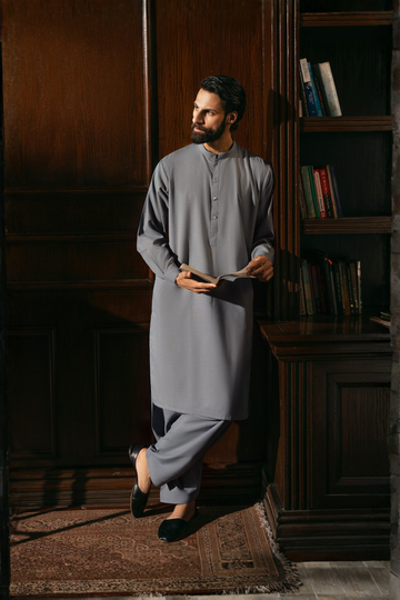 SHALWAR KAMEEZ-SLATE