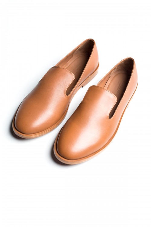 Slip On Shoes - Light Brown