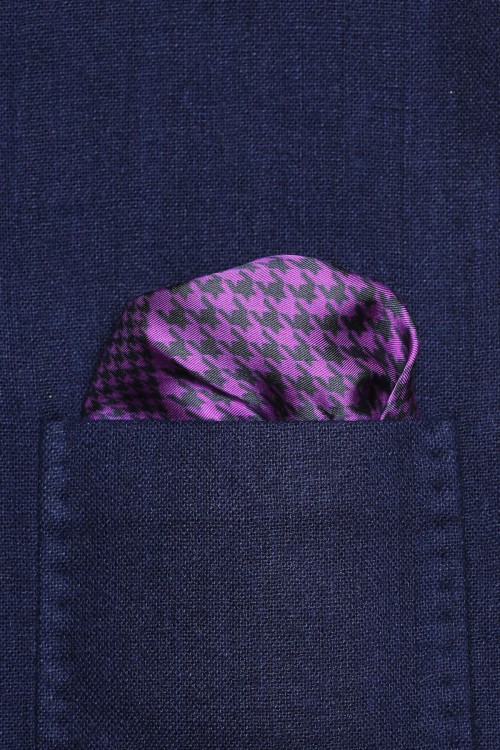 Silk Pocket Squares - Purple