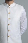 Special Cotton Waistcoat - White